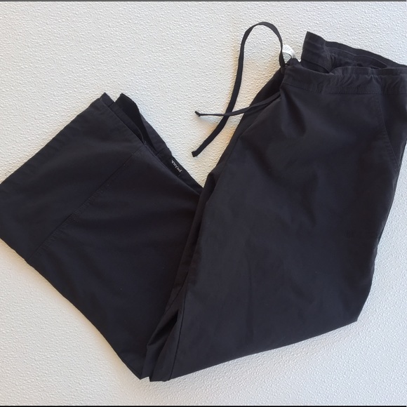 Prana Pants - Prana Black Capris wide leg Medium A+ Shape